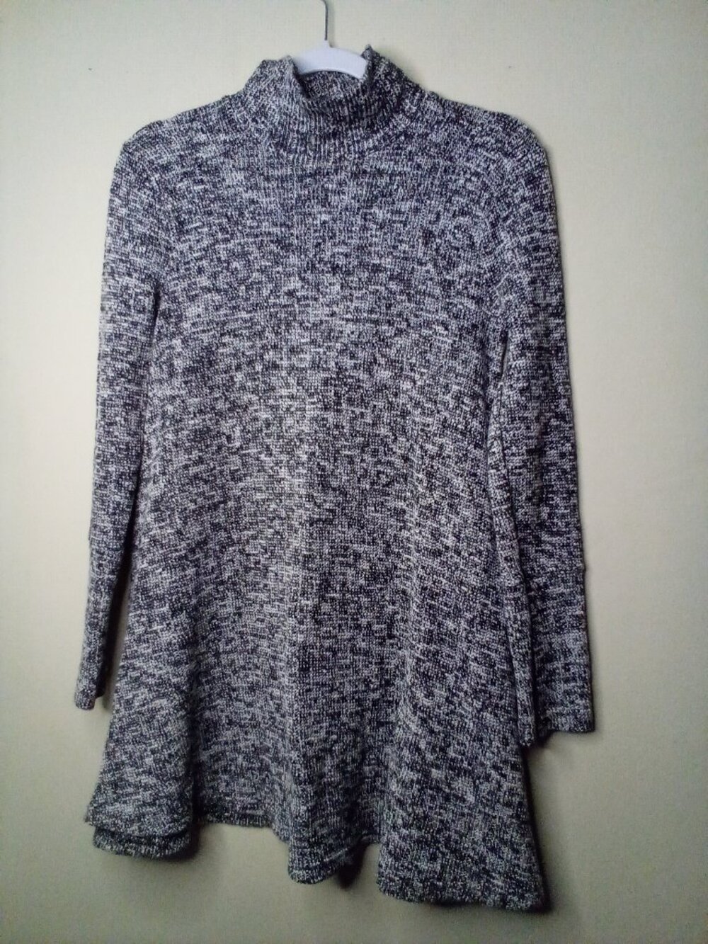 Forever 21 Sweater Dress Women S Long Sleeve Mock Neck Black White